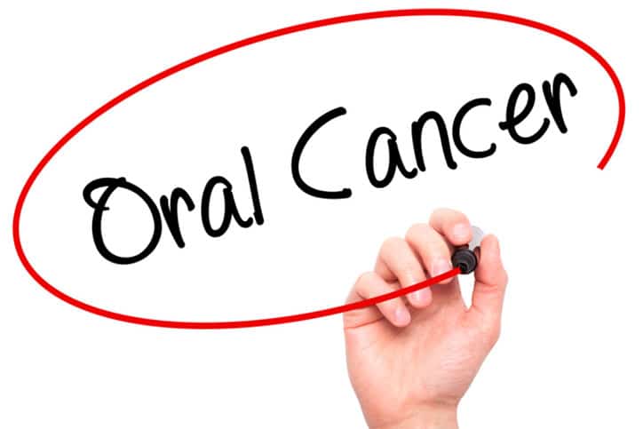 Hand Writing Oral Cancer
