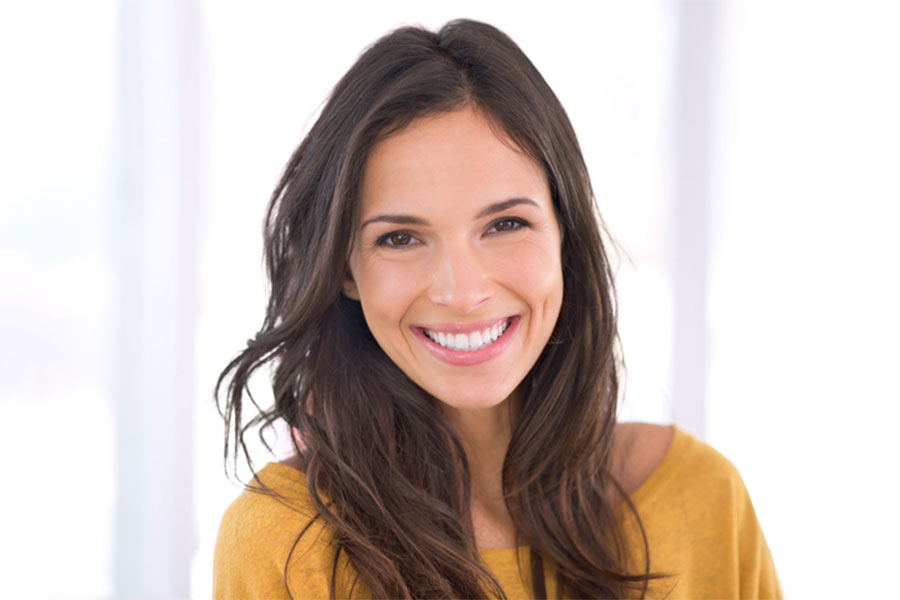 Woman Smiling Closeup