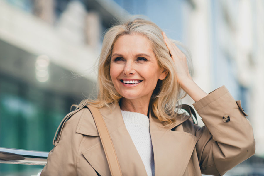 Older Woman Smiling